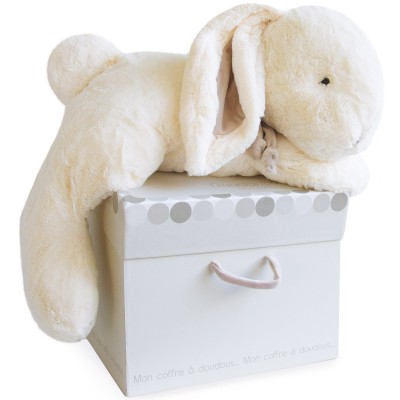 Peluche mon tout petit lapin beige (75 cm)