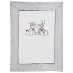 Couverture veloudoux Paquito et Lolita (75 x 100 cm) - Noukie's