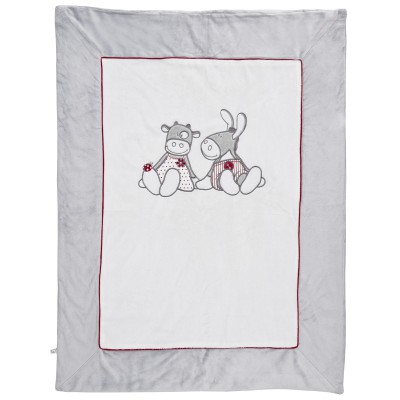 Couverture veloudoux Paquito et Lolita (75 x 100 cm) par Noukie's