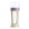 Biberon silicone Biboz 210mL poudr� rose