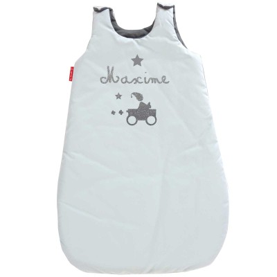 Gigoteuse été bleu ciel personnalisable (90 cm)