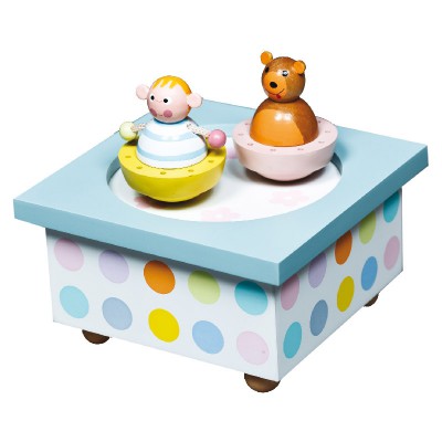 Bo�te � musique magn�tique petit gar�on et ours  par Trousselier