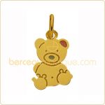 Pendentif ours (or jaune) - A.Augis
