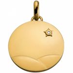 M�daille du Petit prince dans le d�sert (or jaune et diamant) - La Monnaie de Paris