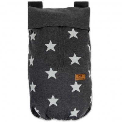 Sac de rangement à suspendre star gris anthracite et gris