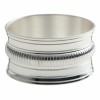 Rond de serviette Godrons (m�tal argent�)