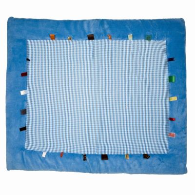 Tapis d'�veil ''Cheerful playing'' Dolphin Blue (85 x105 cm) par Snoozebaby
