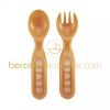 Lot de 2 couverts pour b�b� orange