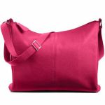 Sac � langer Le Montmartre cuir pivoine - Bellemont