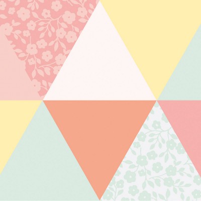 Frise adhésive pastel patchwork by coraline paissard (410 cm)