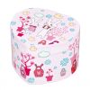 Petite bo�te � bijoux musicale coeur Matriochka rose