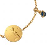 Bracelet simple Petit Prince sur sa plan�te ( or jaune et �mail) - La Monnaie de Paris