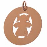 M�daille Bulle 4 motifs au choix (30mm or jaune ou blanc) - Loupidou
