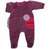 Pyjama parme Les jolis pas beaux (3 mois)