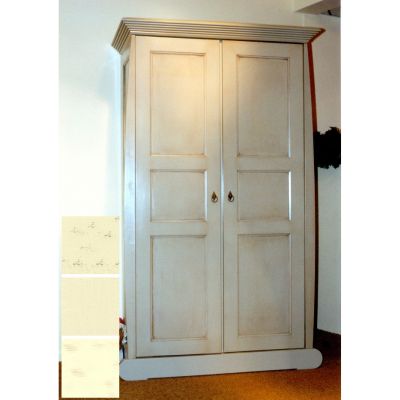Armoire 2 portes Eline finition Laqu� : us� /  patin� / antique (12 teintes) par Mathy by bols