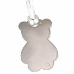 Porte-cl�s nounours (argent massif)  - Loupidou