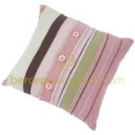 Coussin en coton tricot� Scrapbook rose (32 x 32 cm) par Mamas and Papas