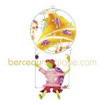 Mobile balanciel tortue rose - L'oiseau bateau