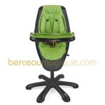 Chaise haute Loop assise verte / ch�ssis noir - Mamas and Papas