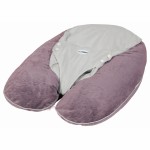 Housse de Multirelax seule Soft boa Prune et gris - Candide
