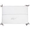 Tour de lit blanc r�glable Pluie d'�toile (40cm x 193cm)
