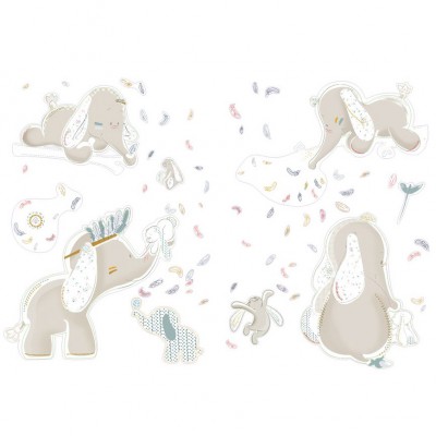 Stickers muraux décoratifs bao et wapi