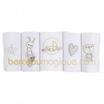Bo�te de 5 langes Millie & Boris - Mamas and Papas