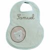 Bavoir C�ladon personnalisable Basile et Lola (39cm)