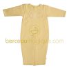 Gigoteuse polaire jaune Baboum Zamba & Hippoum (70 cm) 