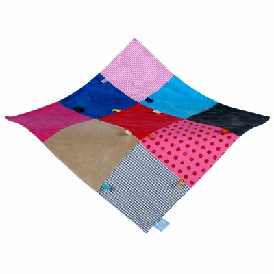 Couverture patchwork fille (75 x75 cm) par Snoozebaby