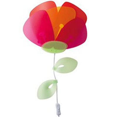 Veilleuse murale coquelicot