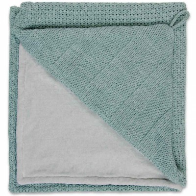 Cape de bain robust mix gris vert (80 x 80 cm)