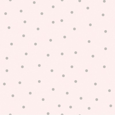 Frise adhésive rose à pois gris by flora waycott (410 cm)