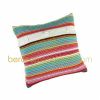 Coussin en coton tricot� Gingerbread