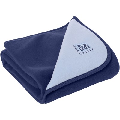 Couverture r�versible double polaire marine et ciel (100 x 72 cm) par Red Castle