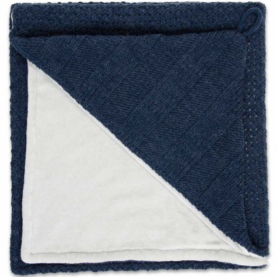 Cape de bain robust mix bleu kobalt (80 x 80 cm)