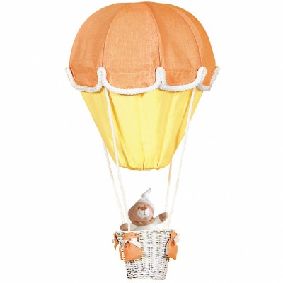Lampe montgolfière orange et jaune