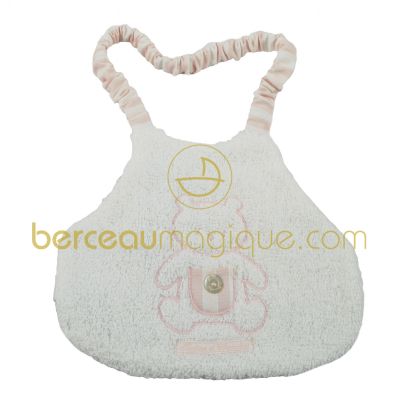 Bavoir rose Garda (Petit mod�le) par Tartine et Chocolat