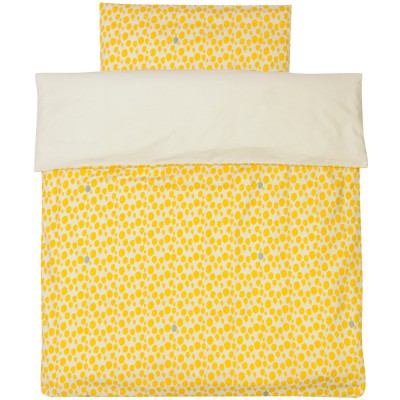 Housse de couette + taie pour berceau balloon yellow (80 x 80 cm)