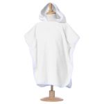 Poncho �ponge blanc et ciel (9-36 mois) - Red Castle