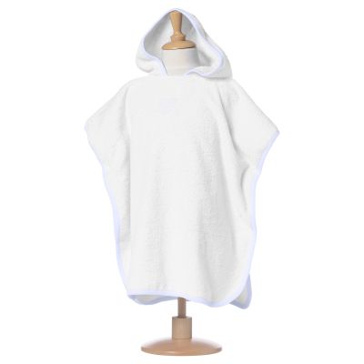 Poncho �ponge blanc et ciel (9-36 mois) par Red Castle