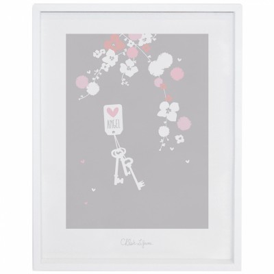 Affiche et cadre angel by chloé lefeuvre clefs (30 x 40 cm)