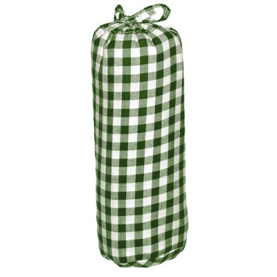 Drap housse gros carreaux vert (60 x 120 cm)