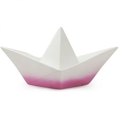 Lampe veilleuse bateau paper boat rose