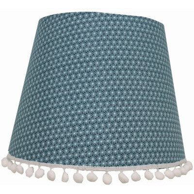 Abat-jour clouds bleu pour suspension (35 x 28 cm)