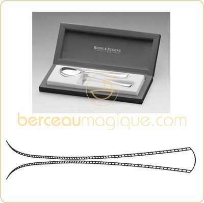 Coffret couverts pour b�b� Konigskordel (argent massif)  par Robbe & Berking
