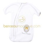 Surpyjama blanc 0-6 mois Tendre Ours (60 cm) - Doudou et Compagnie
