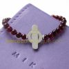 Bracelet Fireball Argent et pierres naturelles (3 coloris)