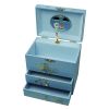 Bo�te � musique Bleuets F.Fairies 2 tiroirs 