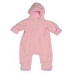 Combinaison polaire Zip'Up rose ray� rose et blanc par Red Castle